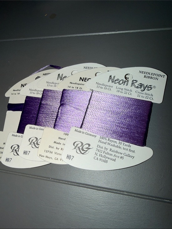 Rainbow gallery Other - Lot Of 4 Rainbow Gallery Thread Floss Neon Rays